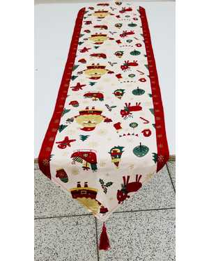 Новогодняя дорожка гобеленовая Размер 35 на 180см