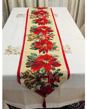 Новогодняя дорожка гобеленовая Размер 35 на 180см