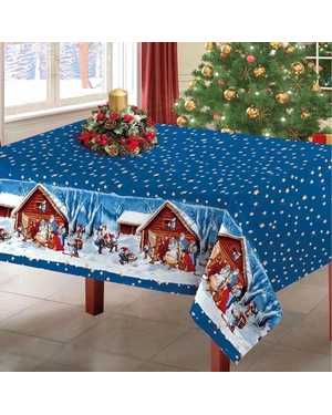 Распродажа. Новогодняя скатерть клеенка Размер 140на220см без выбора