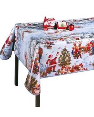Распродажа. Новогодняя скатерть клеенка Размер 110на140см без выбора