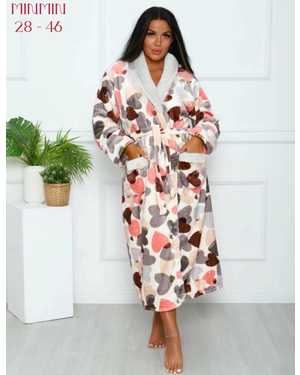 Женский махровый халат