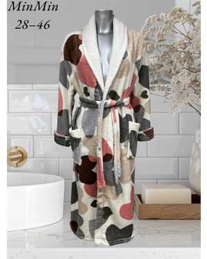 Женский махровый халат