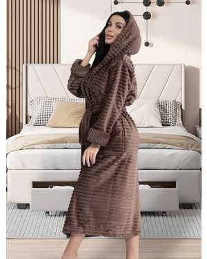 Женский махровый халат