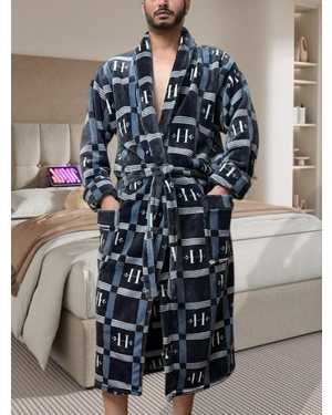 Мужской махровый халат