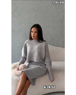 ЖЕНСКИЙ КОСТЮМ ДВОЙКА ТКАНЬ ЛАПША