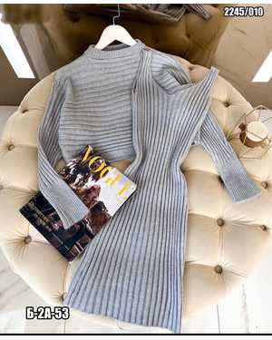 ЖЕНСКИЙ КОСТЮМ ДВОЙКА ТКАНЬ ЛАПША