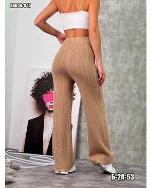 БРЮКИ ТКАНЬ ВЯЗАНЫЙ ЛАПША