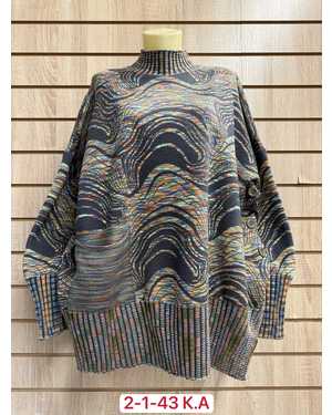 СВИТЕР ТКАНЬ 52% CASHMERE, 28% WOOL, 15% COTTON, 5% ELASTANE