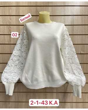 СВИТЕР ТКАНЬ 60% WOOL, 30% COTTON, 10% ELASTANE