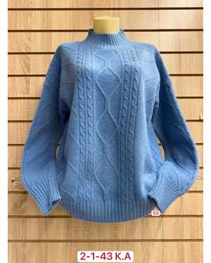 СВИТЕР ТКАНЬ 43% COTTON, 38% CASHMERE, 10% WOOL, 9% ELASTANE