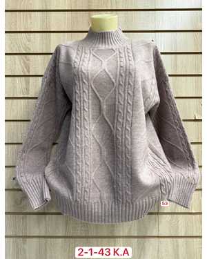 СВИТЕР ТКАНЬ 43% COTTON, 38% CASHMERE, 10% WOOL, 9% ELASTANE