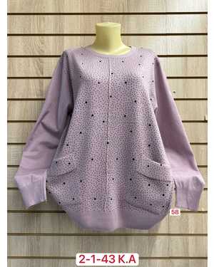 СВИТЕР ТКАНЬ 52% CASHMERE, 28% WOOL, 15% COTTON, 5% ELASTANE