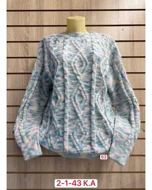 СВИТЕР ТКАНЬ ШЕРСТЬ, 70% COTTON, 20% WOOL, 10% CASHMERE