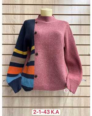 СВИТЕР ТКАНЬ 52% CASHMERE, 28% WOOL, 15% COTTON, 5% ELASTANE