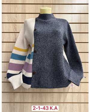 СВИТЕР ТКАНЬ 52% CASHMERE, 28% WOOL, 15% COTTON, 5% ELASTANE