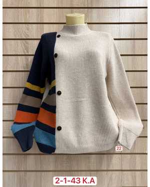 СВИТЕР ТКАНЬ 52% CASHMERE, 28% WOOL, 15% COTTON, 5% ELASTANE