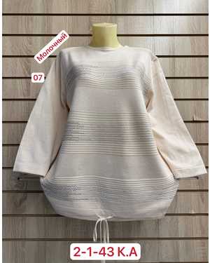 СВИТЕР ТКАНЬ 52% CASHMERE, 18% WOOL, 15% COTTON, 5% ELASTANE