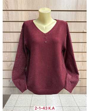 СВИТЕР ТКАНЬ ХЛОПОК, КАШЕМИР, ЭЛАСТАН