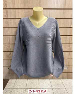 СВИТЕР ТКАНЬ ХЛОПОК, КАШЕМИР, ЭЛАСТАН