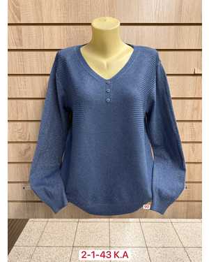 СВИТЕР ТКАНЬ ХЛОПОК, КАШЕМИР, ЭЛАСТАН