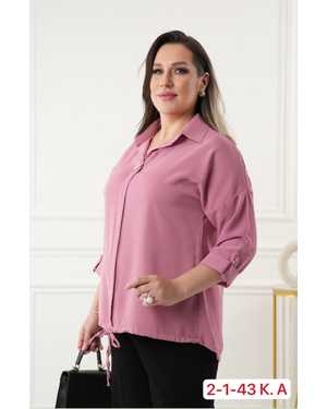 БЛУЗКА В РАЗМЕР ТКАНЬ ПРАДО