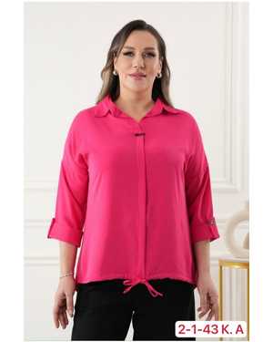 БЛУЗКА В РАЗМЕР ТКАНЬ ПРАДО