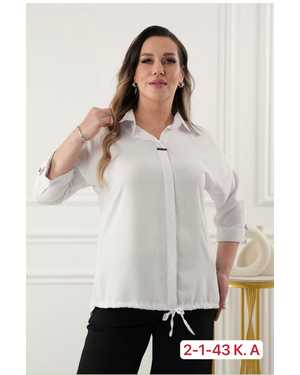 БЛУЗКА В РАЗМЕР ТКАНЬ ПРАДО