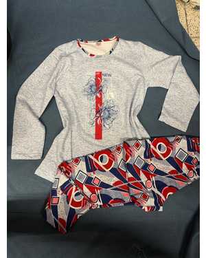 ПИЖАМА В РАЗМЕР ТКАНЬ ХЛОПОК