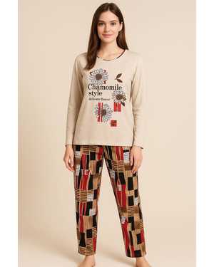 ПИЖАМА В РАЗМЕР ТКАНЬ ХЛОПОК