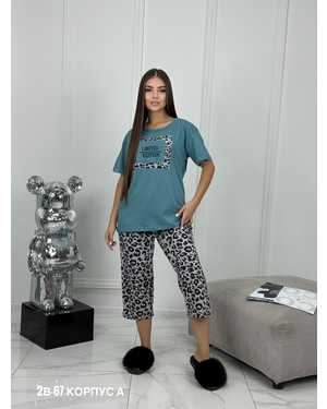 ПИЖАМА В РАЗМЕР ТКАНЬ ХЛОПОК