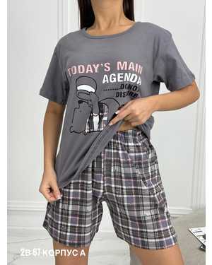 ПИЖАМА В РАЗМЕР ТКАНЬ 100% ХЛОПОК