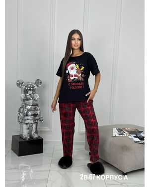 ПИЖАМА В РАЗМЕР ТКАНЬ ХЛОПОК