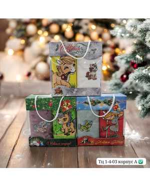 Новогодний набор 2в1. 1 шт полотенце вафельное в виде 