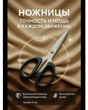 Ножницы канцелярские универсальные острые для дома