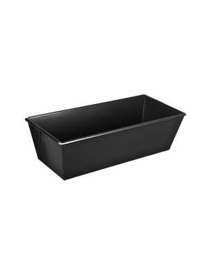 Форма для выпечки прямоугольная размером 26х11,5х7,5 см изготовлена из углеродистой стали, с 2-х слойным антипригарным покрытием