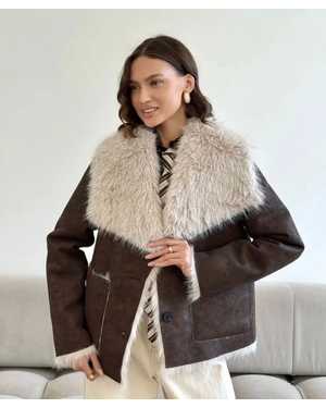 ДУБЛЕНКА ТКАНЬ КОЖА-ЗАМША И МЕХ