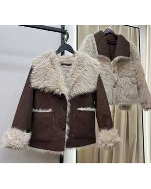 ДУБЛЕНКА ТКАНЬ КОЖА-ЗАМША И МЕХ