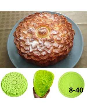 Форма силиконовая для выпечки Хризантема