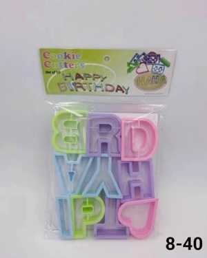 Набор пластиковых букв для выпекания 