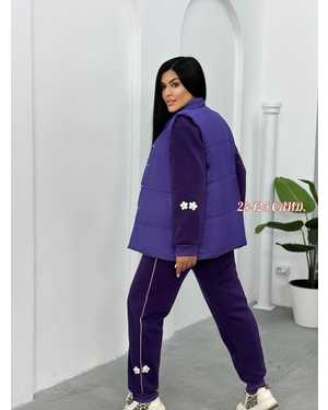 ЖЕНСКИЙ КОСТЮМ ТРОЙКА ТКАНЬ ФЛИС + СИНТЕПОН