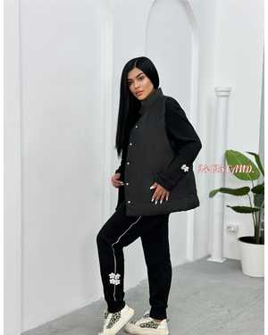 ЖЕНСКИЙ КОСТЮМ ТРОЙКА ТКАНЬ ФЛИС + СИНТЕПОН