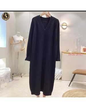 ПЛАТЬЕ ТКАНЬ ВЯЗАННЫЙ КАШЕМИР