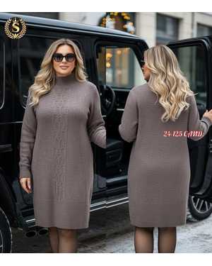 ПЛАТЬЕ ТКАНЬ ВЯЗАННЫЙ КАШЕМИР