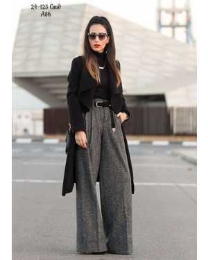 БРЮЧКИ ТКАНЬ КАШЕМИР ЕЛКА