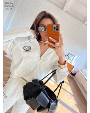 ЖЕНСКИЙ КОСТЮМ ТКАНЬ УТЕПЛЁННЫЙ С НАЧЕСОМ