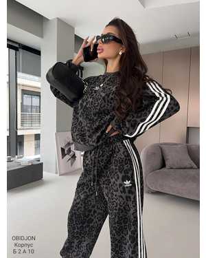 ЖЕНСКИЙ КОСТЮМ ТКАНЬ УТЕПЛЁННЫЙ С НАЧЕСОМ