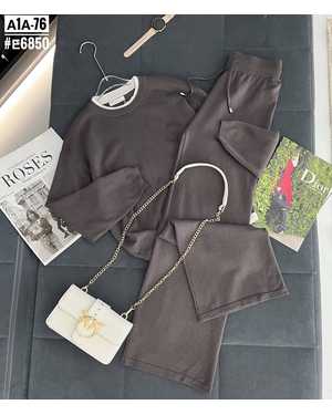 ЖЕНСКИЙ КОСТЮМ ДВОЙКА ТКАНЬ ТРИКОТАЖ