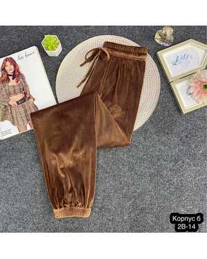 БРЮКИ ТКАНЬ ВЕЛЮР