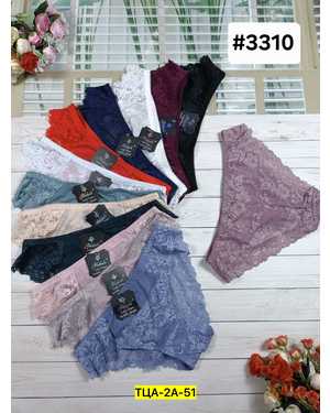 Женские трусики. В упаковке 6 шт один размер, разные цвета