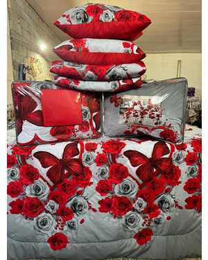 Комплект постельного белья с одеялом + подушка 2шт. Ткань: Сатин-Хлопок(возможно замена на похожее)